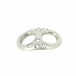 10 mm Zamak gjennomføring N°55 Sølv