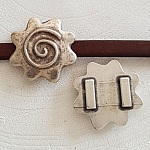 13 mm Zamak gjennomløp nr. 12 Sølv