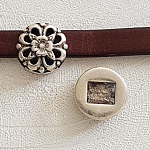 Zamak nr. 16 Sølv 13 mm gjennomløpende