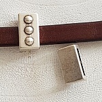 Zamak nr. 18 Sølv 13 mm gjennomgående