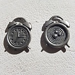 Charm Clockwork N°09 Silver Aged