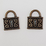 Charm hengelås N°01 Bronse