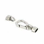 10 mm karabinkrok i Zamak-lær med karabinlås