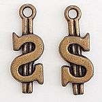 Dollar charm N°02 Bronse
