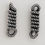 Charm Bar 2 ringer N°04 Sølv 