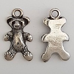 Bear charm N°10 ZAMAK (SØLVPLETTERT)