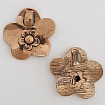 Flower Charm Metal N°008 Bronse