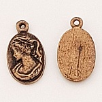 Charm Cameo kvinne N°01 Bronse