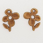 Flower Charm Metal N°051 Bronse