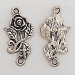 Flower Charm Metal N°071 Sølv