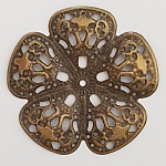 Flower Charm Metal N°099 Bronseinngravering