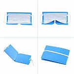 Oppbevaringsklemme i plast, mørkeblå