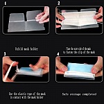 Lilla oppbevaringsklipsholder i plast