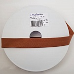 Bias all tekstil 1 Meter krage 54 Brun