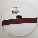 Bias all tekstil 1 Meter krage 56 Mørkebrun