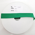 Bias all tekstil 1 Meter krage 164 Grønn