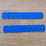 Elastisk stropp Justerbar ørebeskytter for maske N°02 Blå