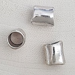 Sølv rørperle nr. 02