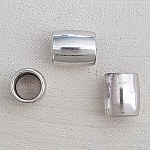 Sølv rørperle nr. 03