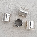 Sølv rørperle nr. 04