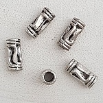 Sølv rørperle nr. 09