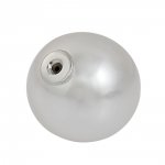 Perle 1 trykkhull 10 mm Hvit