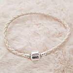 European Clip Bracelet Plain 01 FRA 15 TIL 23 CM Elfenben