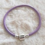 European Clip Armbånd Vanlig 01 FRA 15 TIL 23 CM Lilla