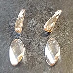 Anheng i fasettert glassdråpe N°02-01