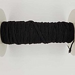 Flat maske elastisk 5 mm svart nr. 03 per meter