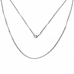 Halsbånd nr. 06-03 i rustfritt stål, 50 cm lang