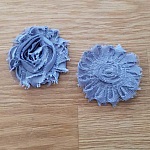 Flosset stoffblomst nr. 19