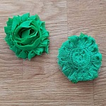 Flosset stoffblomst nr. 24