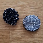 Flosset stoffblomst nr. 38