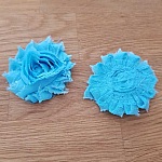 Flosset stoffblomst nr. 57