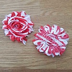 Flosset stoffblomst nr. 62