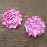 Flosset stoffblomst nr. 72