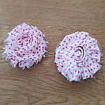 Flosset stoffblomst nr. 76