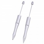 Sølvgrå perlepenn for tilpasning x 1 stk.