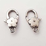 Blomsterhummerlås nr. 05 Sølv