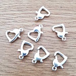 1 karabinlås hjerte 13 mm