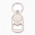 Nøkkelring avkutter 25 mm sølv N°03