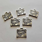 Charm Bag N°26 Koffert Sølv