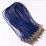 10 Halskjeder imitert skinn diameter 1,5 mm 40 cm AC-07-2 