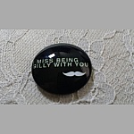 glass cabochon rund 25mm bart 029 