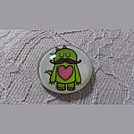 glass cabochon rund 25mm bart 007 