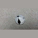 glass cabochon rund 25mm kat 013 