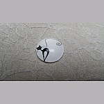 glass cabochon rund 25mm kat 006 