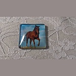 glass firkantet cabochon 30mm 015 