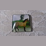 firkantet glass cabochon 30mm 007 